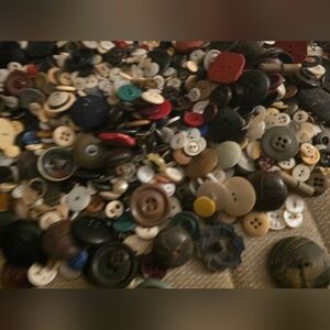 Vintage Button Collection Lot